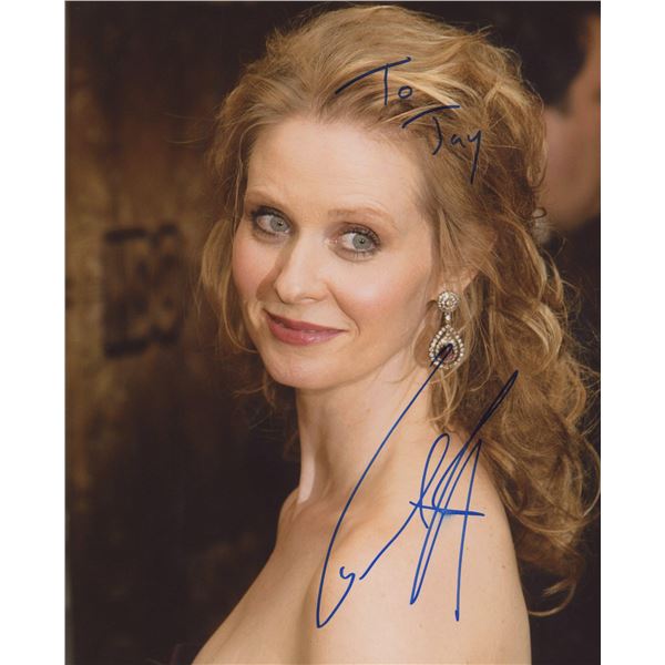 Sex In The City Cynthia Nixon signed photo