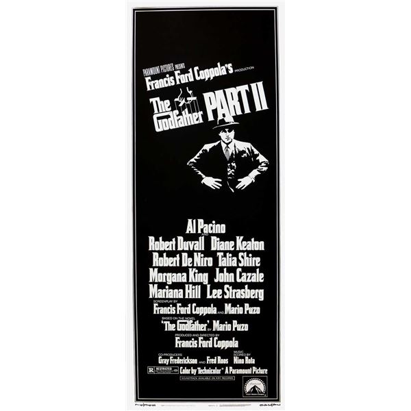 The Godfather Part II Original 1974 Vintage One Sheet Poster