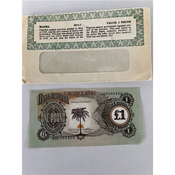 Nigerian Pound in envelope