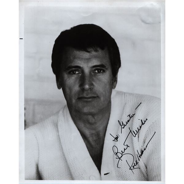 Giant Rock Hudson signed photo