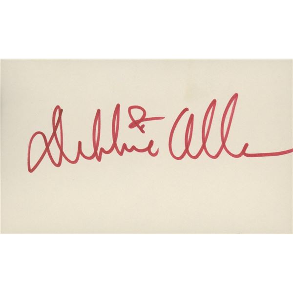 Fame Debbie Allen original signature