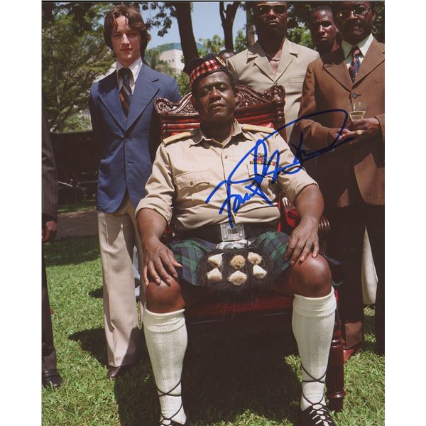 The Last King Of Scotland Forest Whitaker signed photo