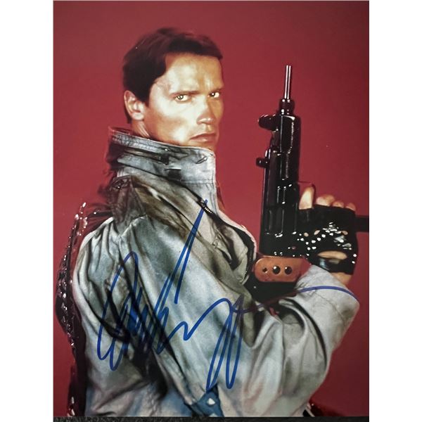 The Terminator Arnold Schwarzenegger signed movie photo