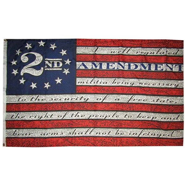 2nd Amendment American USA 13 Star Flag