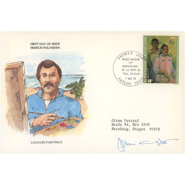 Realist Painter Jamie Wyeth signed first day cover