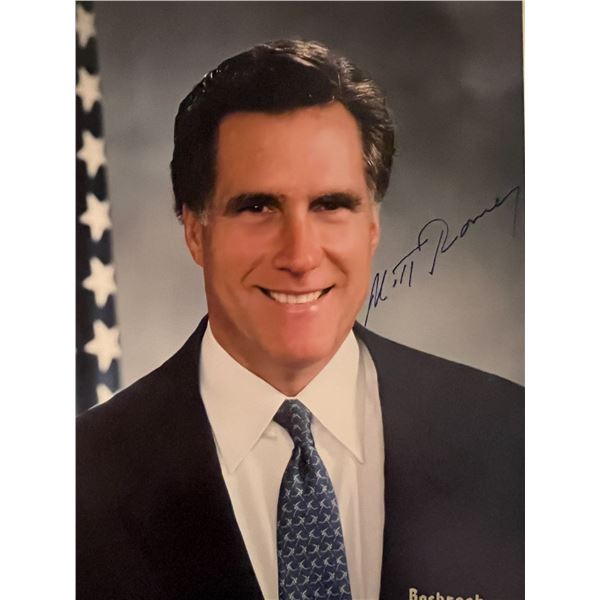 Mitt Romney facsimile signed photo
