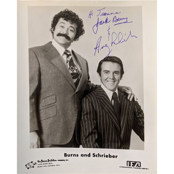 Jack Burns/ Avery Schrieber signed photo