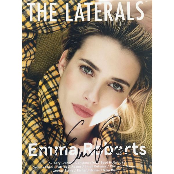 Scream Queens Emma Roberts signed photo