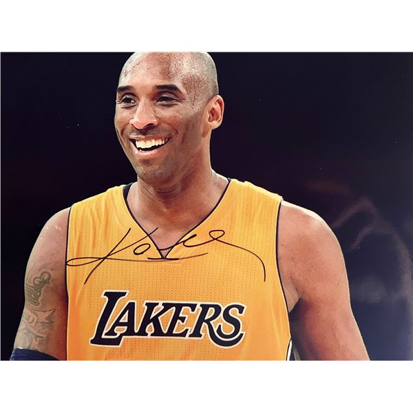 Kobe Bryant signed photo