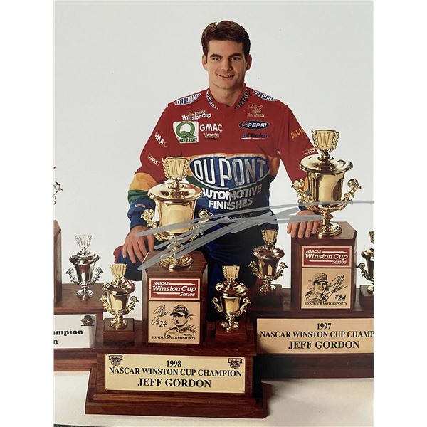 NASCAR Champion Jeff Gordon signed photo