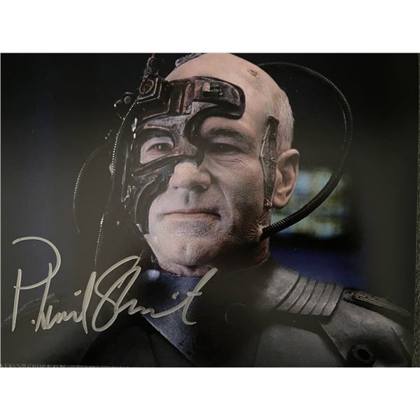 Star Trek Patrick Stewart signed photo