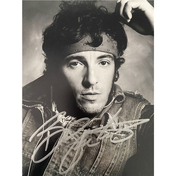 Bruce Springsteen signed photo