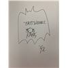 Image 1 : Bob Kane Batman hand drawn signed sketch