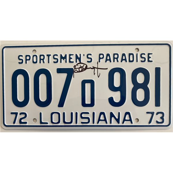 Jaws Richard Dreyfuss signed license plate