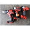 Image 1 : Qty 3 Milwaukee Power Tools:  2702-20 Hammer Drill, 2850-20 & Other Impact Drivers
