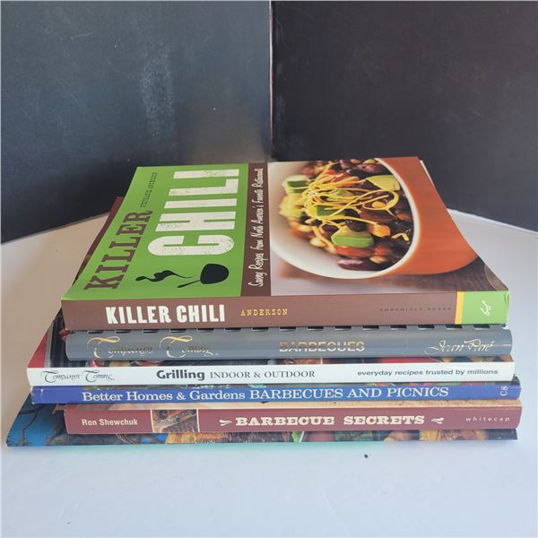 Get Grilling! + Killer Chili Cookbook Lot
