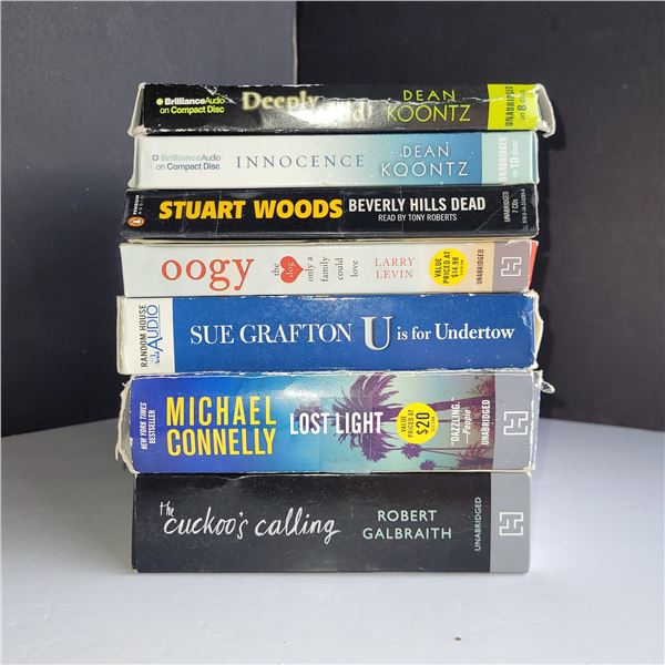 Mysteries, Thrillers AUDIO BOOKS Lot