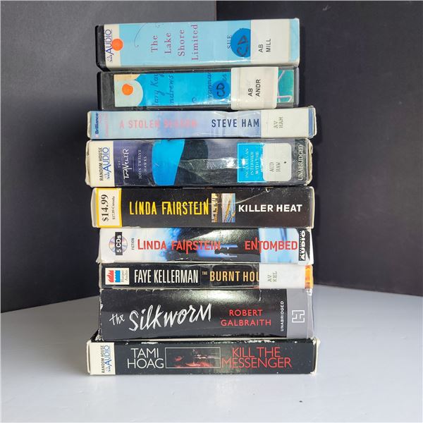 Mysteries, Thrillers AUDIO BOOKS Lot
