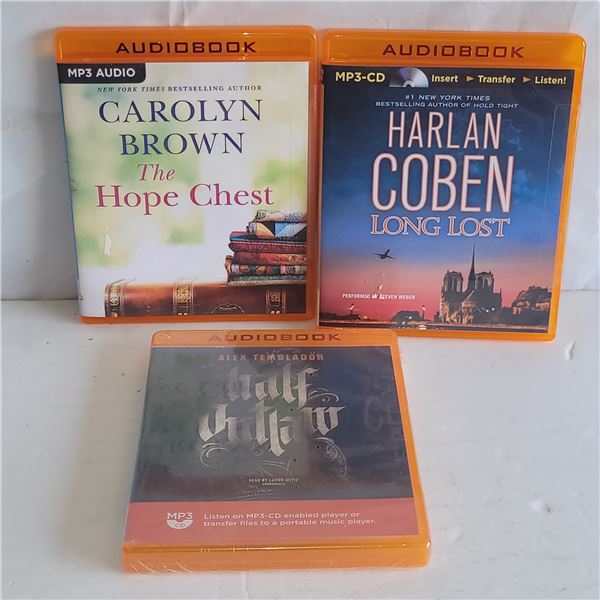 SEALED New Audio Books - Mysteries