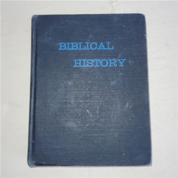 ANTIQUE Illustrated Biblical History