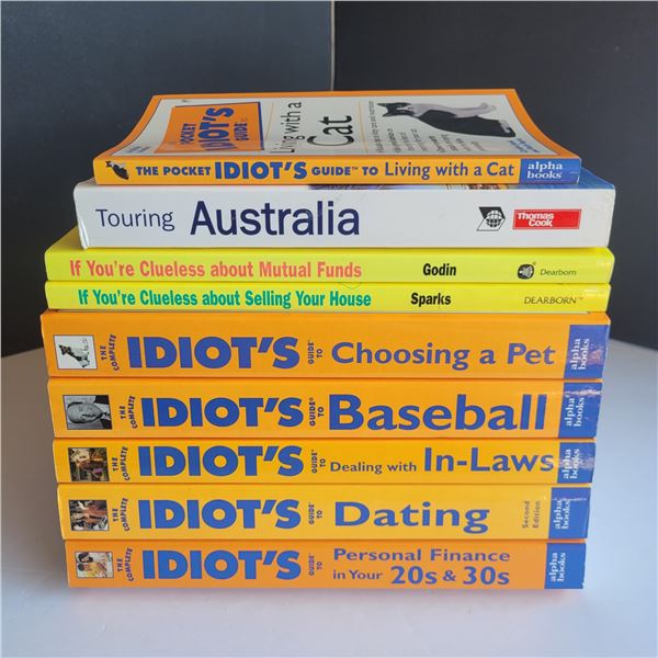 Lot of New Idiot Books +