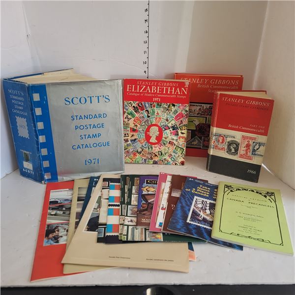 Lot of Vintage Stamp Guides, Pamphlets +