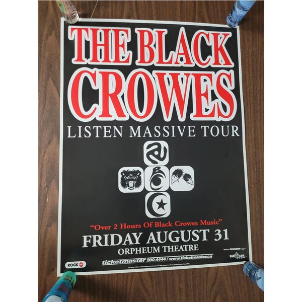 The Black Crowes Concert Advertisement Poster