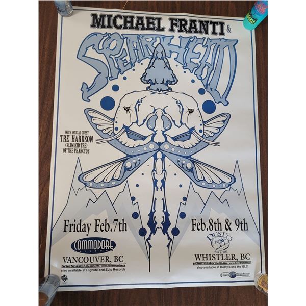 Michael Franti & Spearhead Concert Advertisement Poster