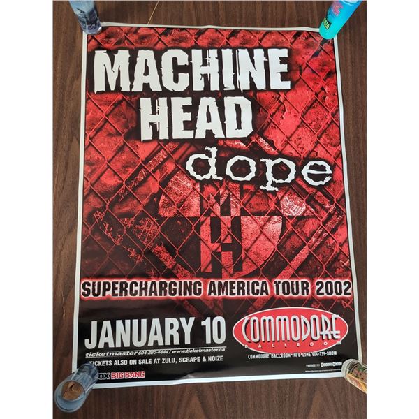 Machine Head Concert Advertisement Poster