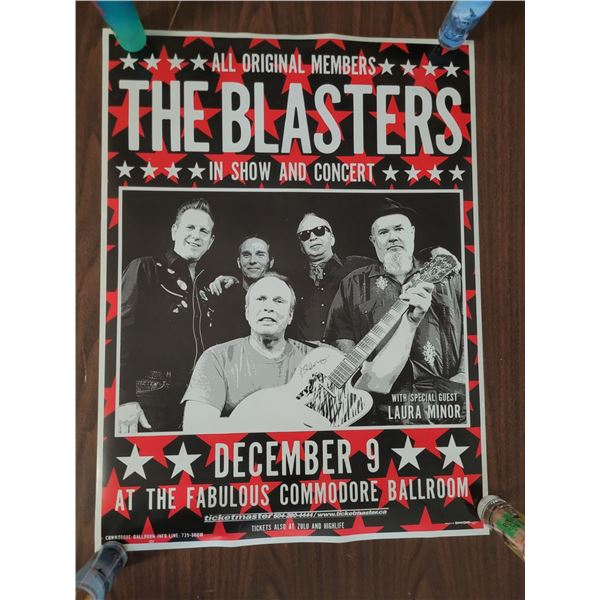 The Blasters (Laura Minor) Concert Poster