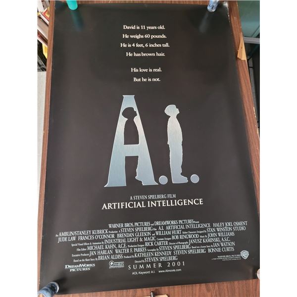 A.I. Movie Poster - Double Sided - One Sheet