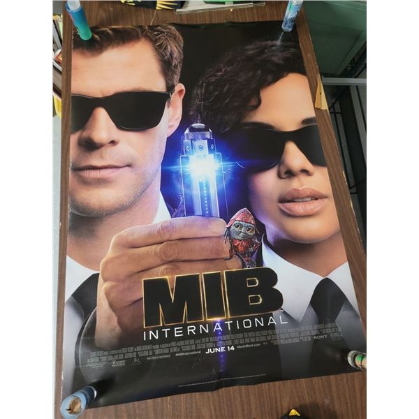 MIB International Movie Poster - Double Sided - One Sheet