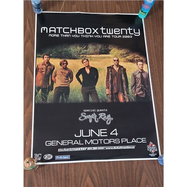 Matchbox Twenty Concert Advertisement Poster