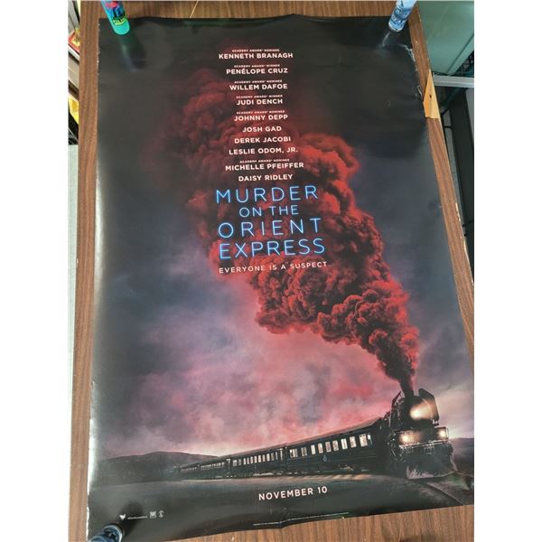 Murder on The Orient Express Movie Poster - Double Sided One Sheet