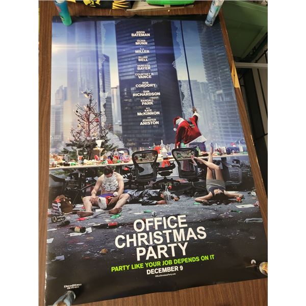 Office Christmas Party Movie Poster - Double Sided - One Sheet