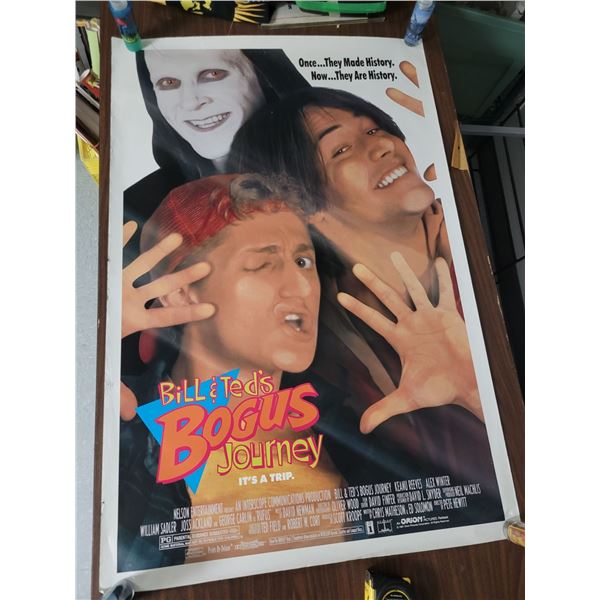 Bill & Ted's Bogus Journey Movie Poster - Double Sided - One Sheet