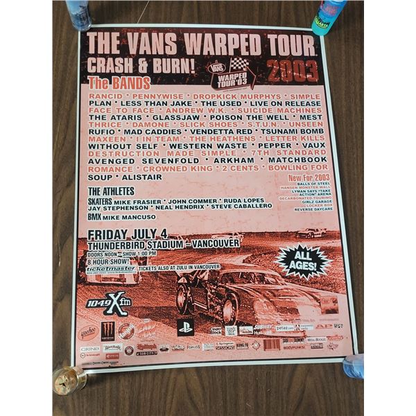 Vintage 1998 30th Anniversary Hot Wheel Collection Poster