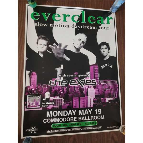 Everclear Concert Advertisement Poster