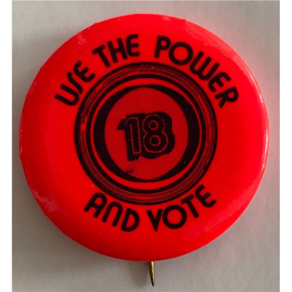 We the Power and Vote pin