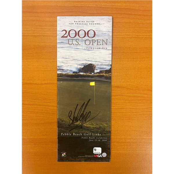 2000 Pebble Beach 100th U.S. Open Championship Stuart Applebysigned program - Global Authenticated