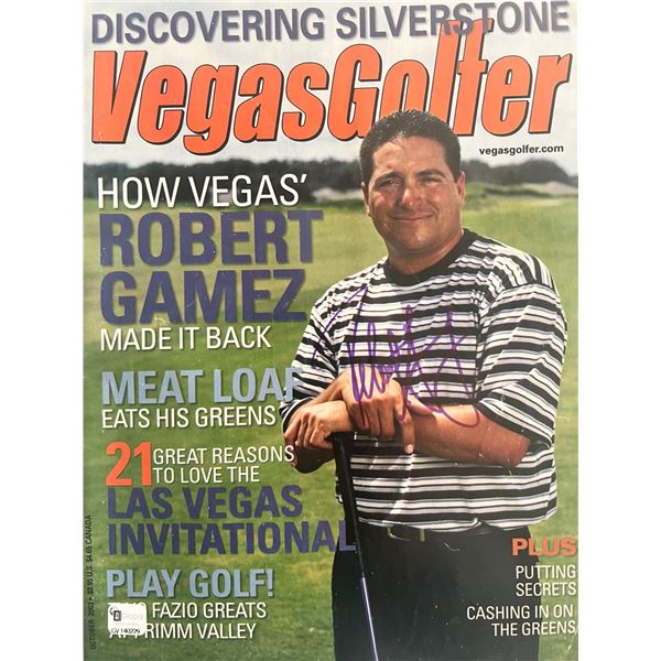 Robert Games signed 2003 Vegas Golfer magazine