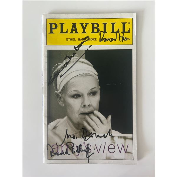 Amy's View cast signed playbill