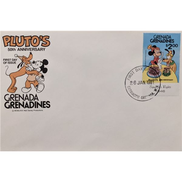 1981 Grenada  Pluto's 50th Anniversary First Day Cover