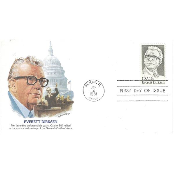 Everett Dirksen FDC