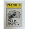 Image 1 : Social Security cast signed playbill cover