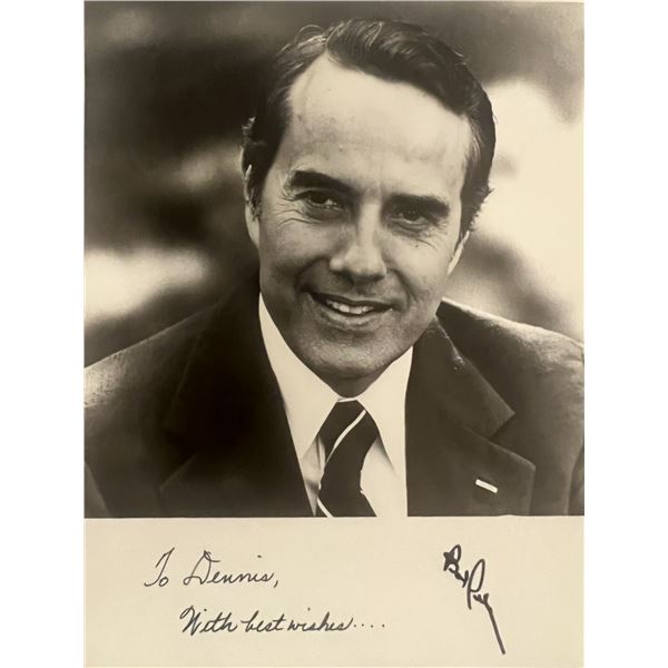 US Senator Bob Dole signed photo
