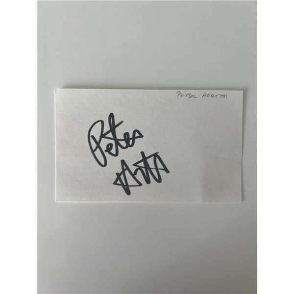 Thirtysomething Peter Horton original signature