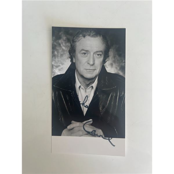 Michael Caine signed photo