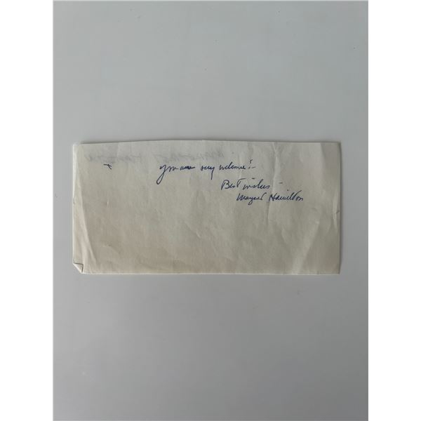 The Wizard of Oz Margaret Hamilton original signature