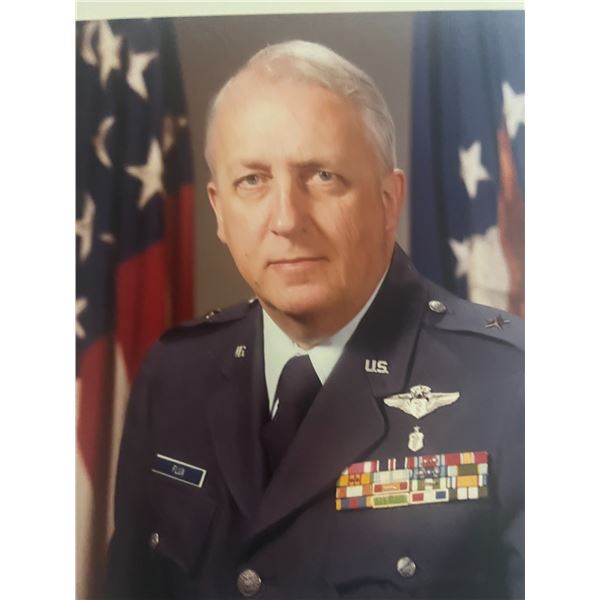 BGEN Marinus Flux, USAF signed photo